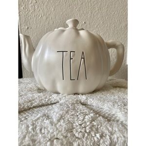 Rae Dunn TEA Fall Pumpkin Teapot